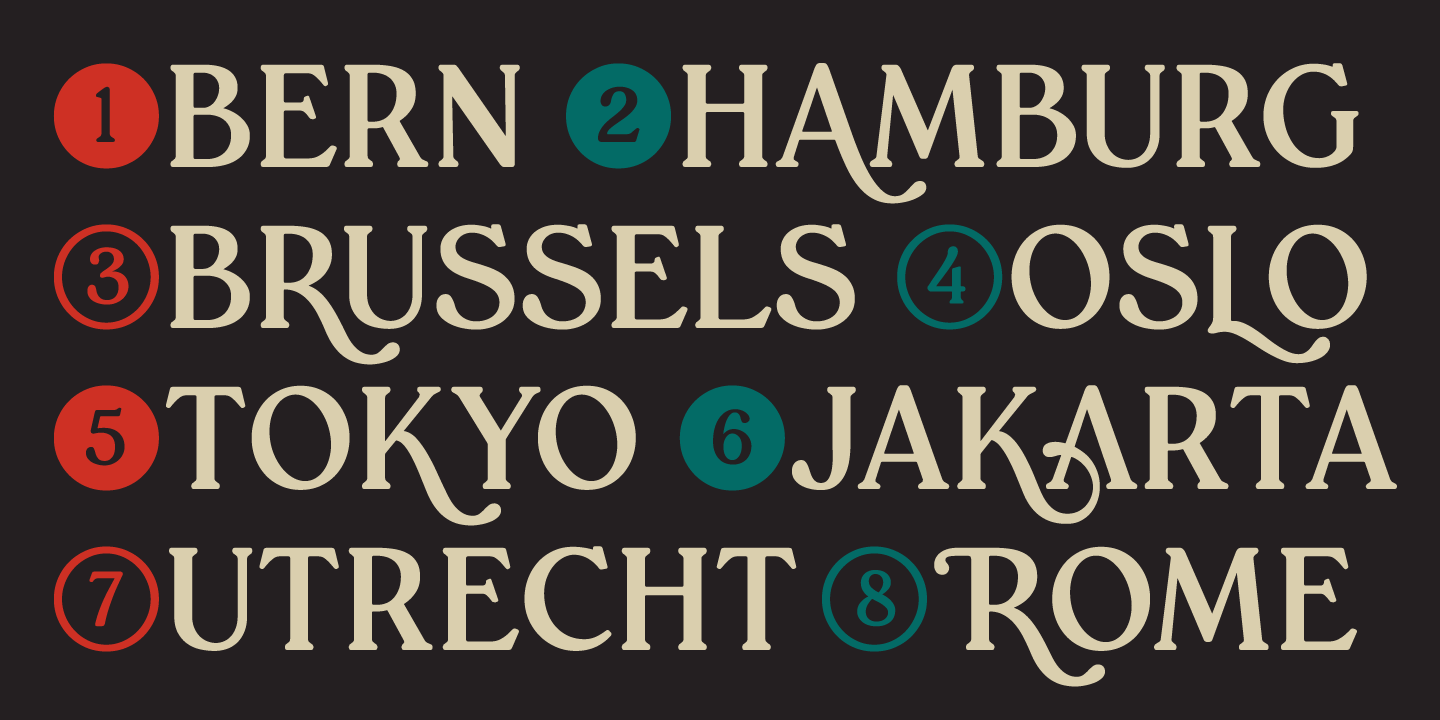 Przykład czcionki Pockota Extra Bold Italic